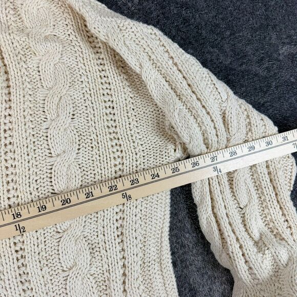 Vtg 80's Findochty Cricket Tennis Chunky Knitted Sweater Men's XL V-Neck - Picture 4 of 9